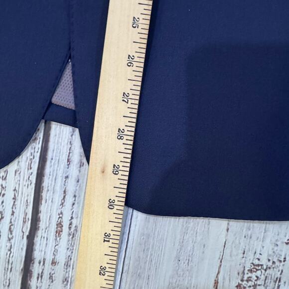 Holland & Sherry Bespoke Navy Super 130s Wool Blazer 38R Double Vents - Picture 6 of 10